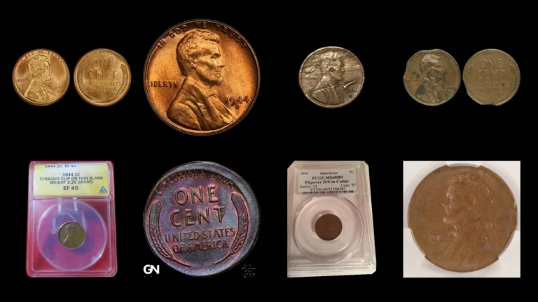 1944 Penny Errors — error coin photographs