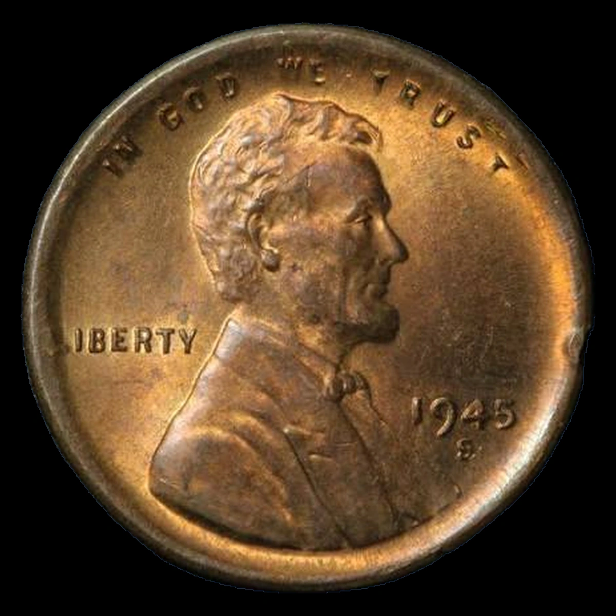 1945 Wheat Penny: Broadstrike