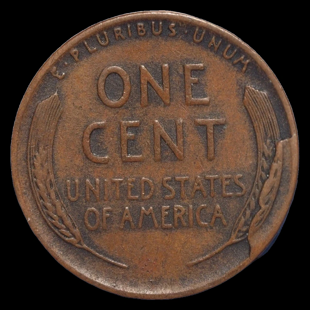 1945 Wheat Penny: Die Break / Cud