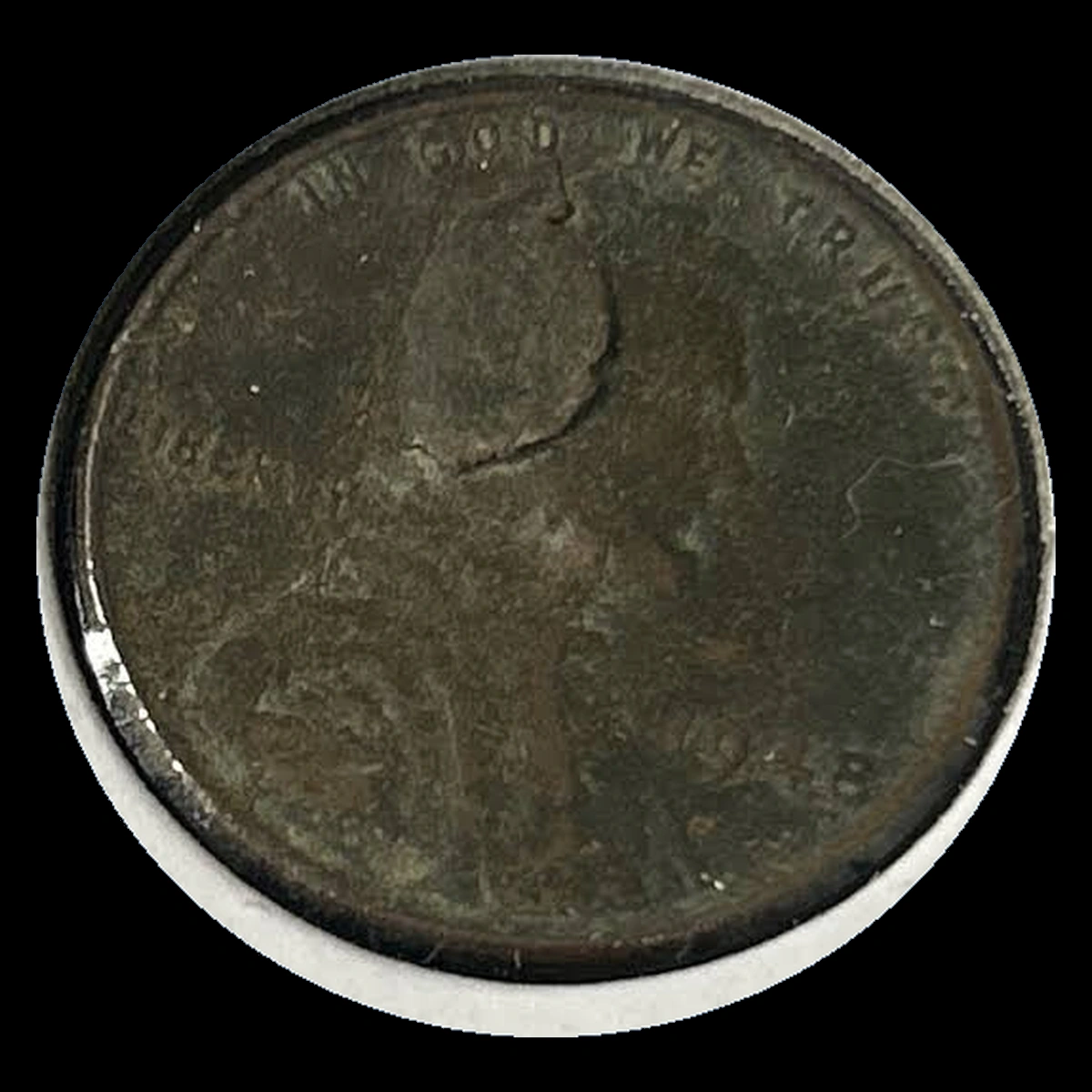 1948 Lincoln Cent (Wheat Reverse): Lamination