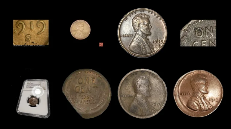 1919 Penny Errors — error coin photographs