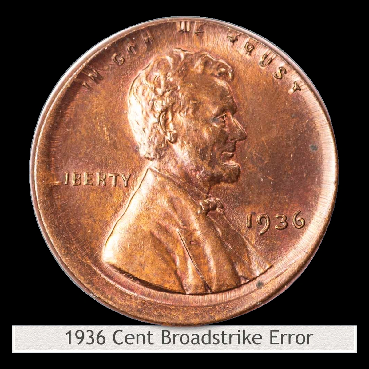 1936 Wheat Penny: Broadstrike