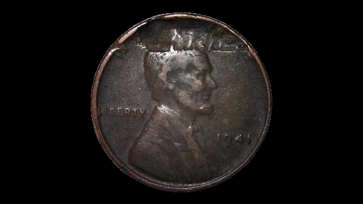 1941 Wheat Penny: Lamination / Split Planchet