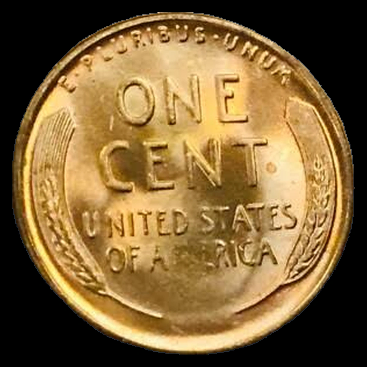 1941 Lincoln Cent (Wheat Reverse): Struck Through