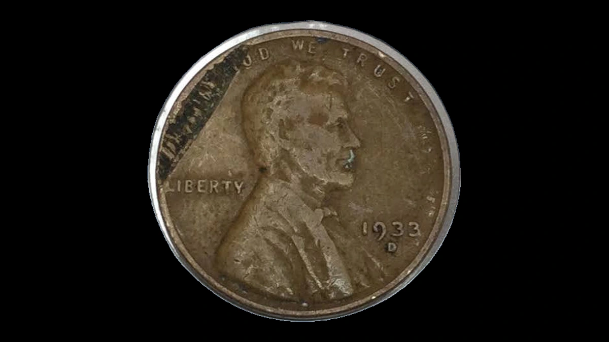 1933 Lincoln Cent (Wheat Reverse): Lamination