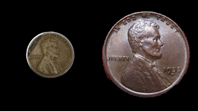 1933 Penny Errors — error coin photographs