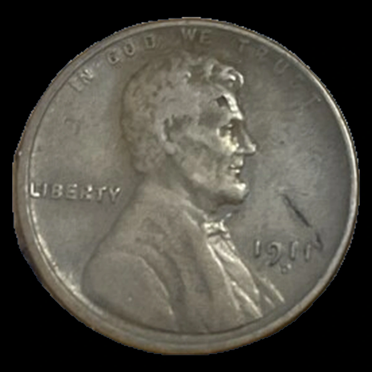 1911 Wheat Penny: Lamination / Split Planchet