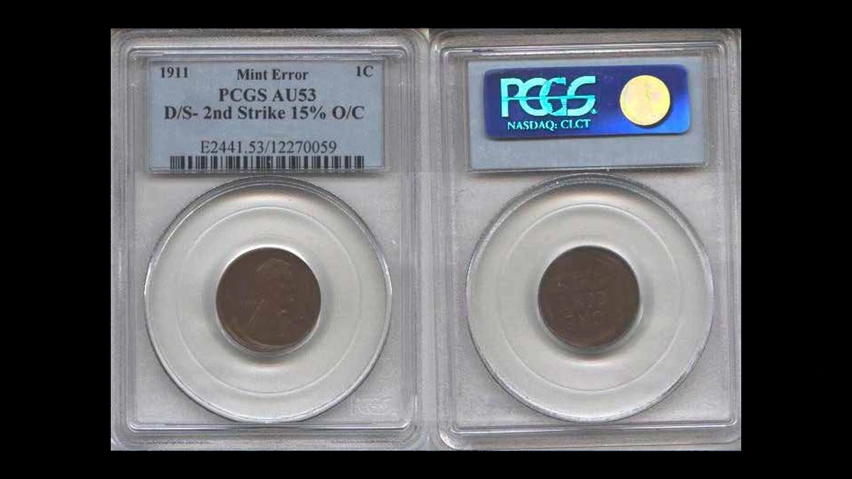 1911 Lincoln Cent (Wheat Reverse): Multiple Strike
