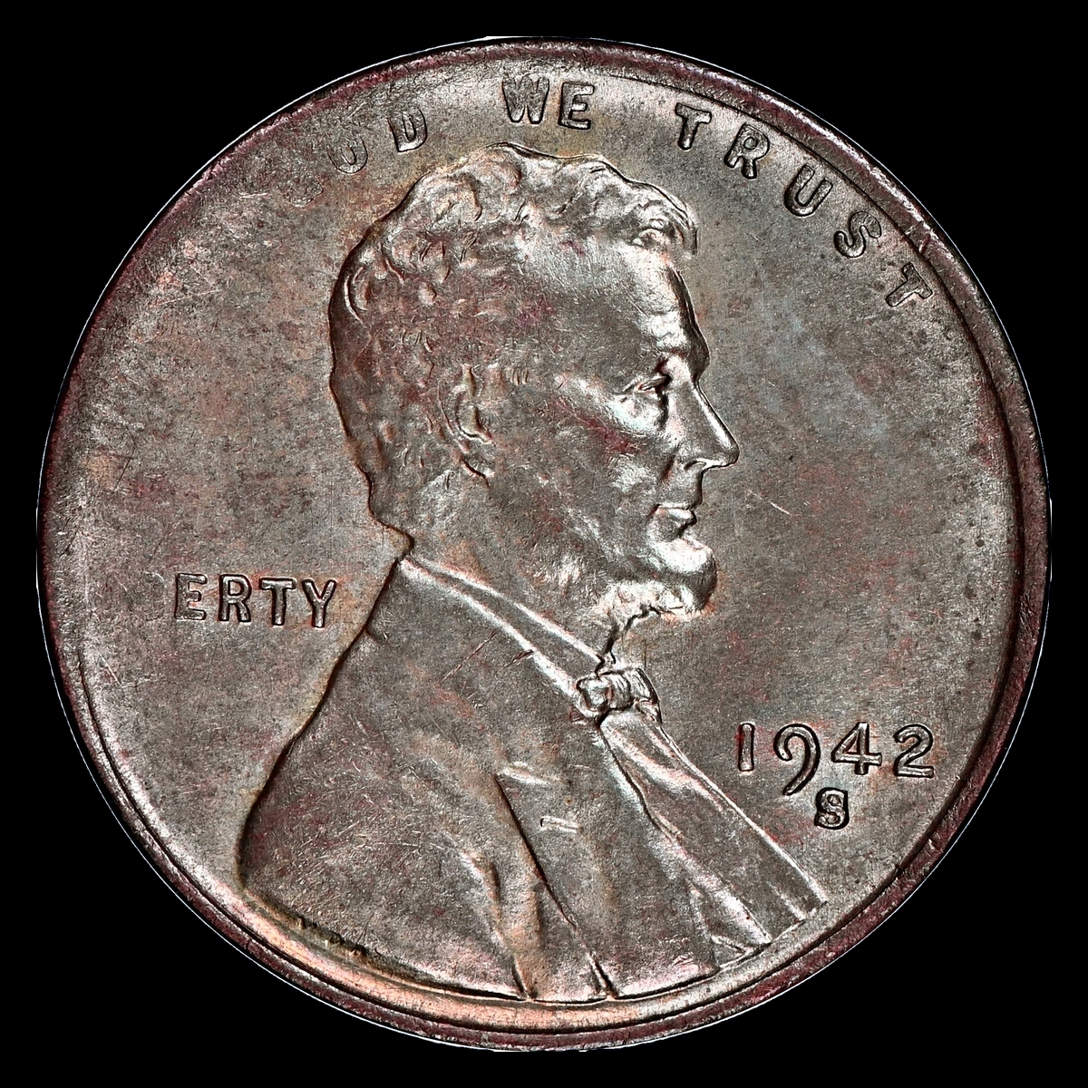 1942 Wheat Penny: Wrong Planchet / Off-Metal Strike