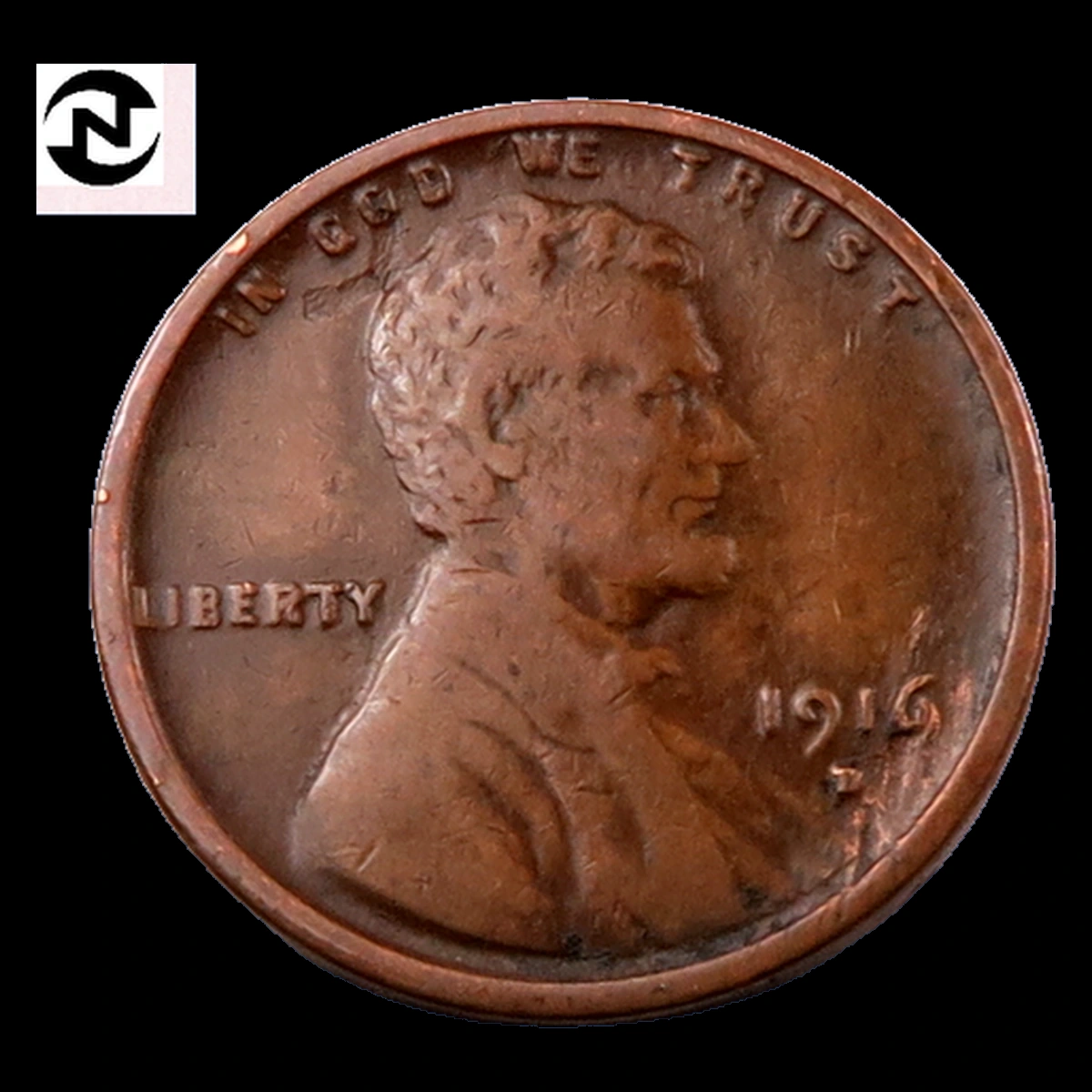 1916 Wheat Penny: Lamination / Split Planchet