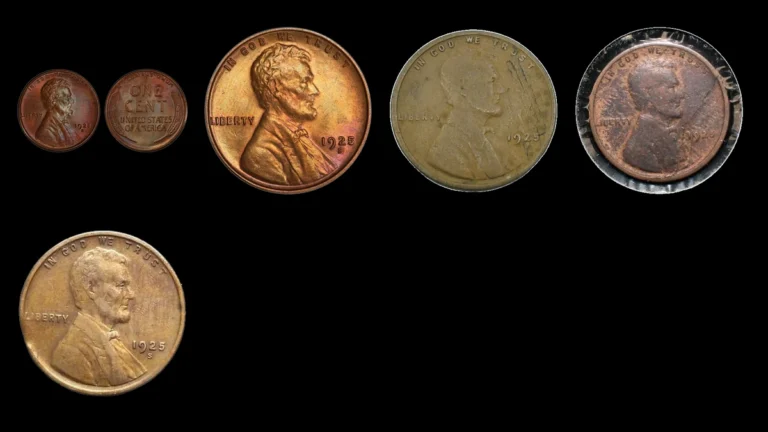 1925 Penny Errors — error coin photographs
