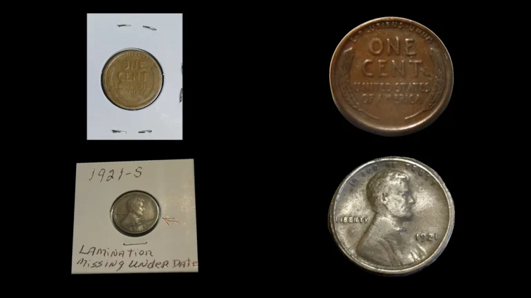 1921 Penny Errors — error coin photographs