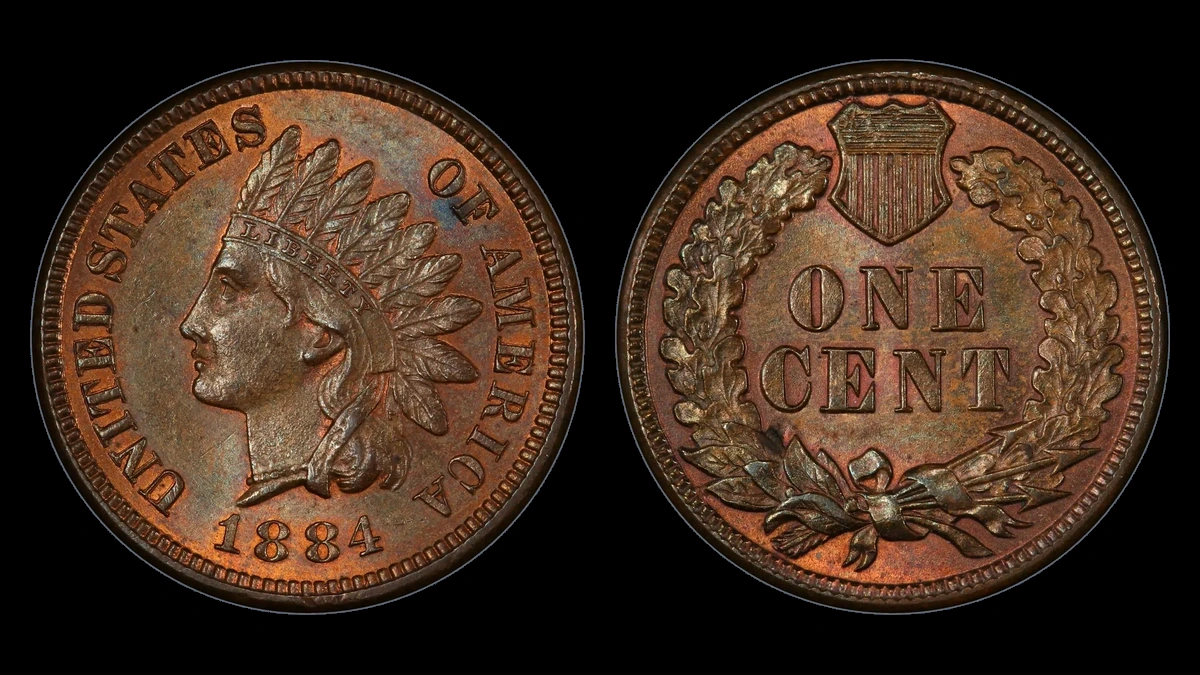 1884 Indian Head Penny: Misplaced Date