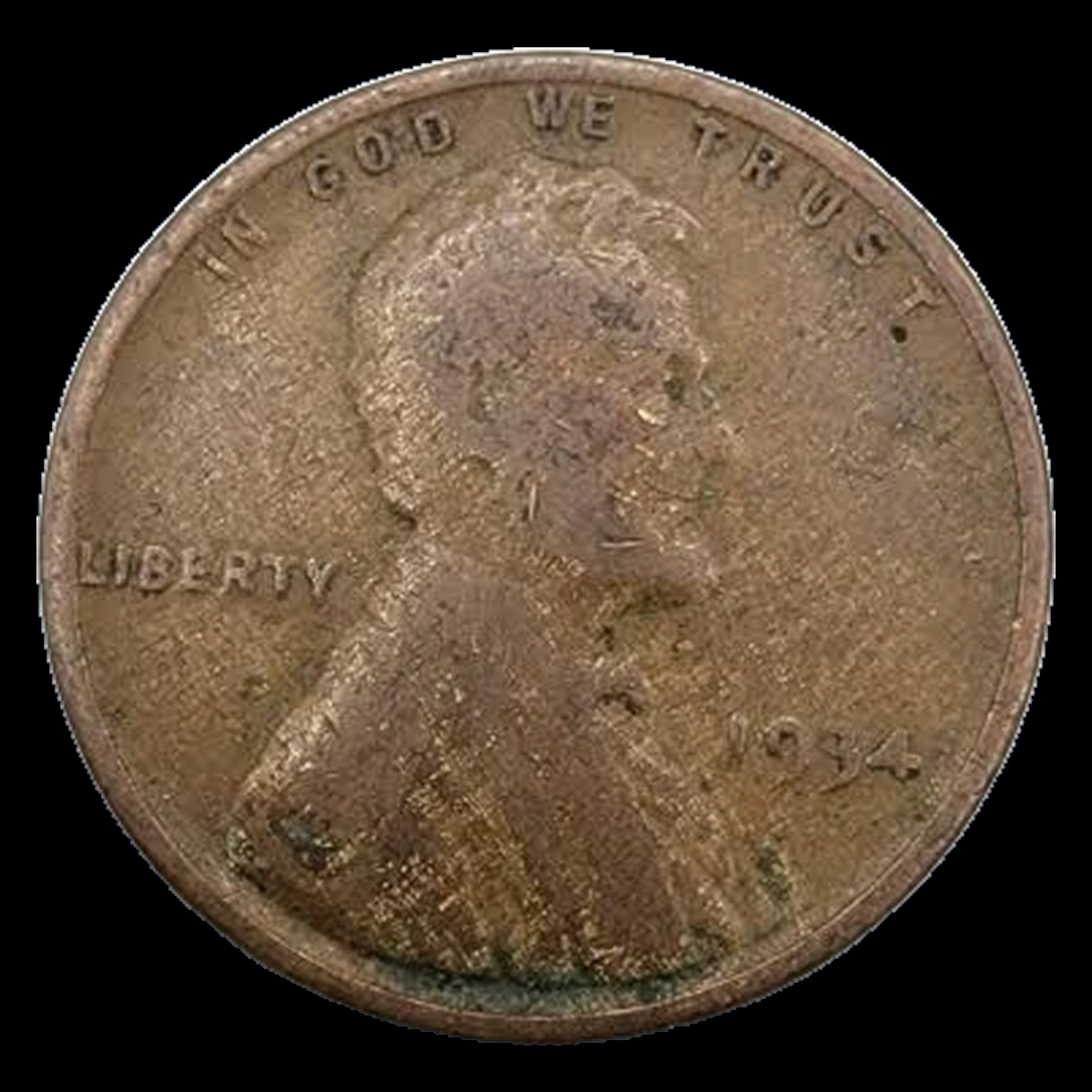 1934 Lincoln Cent (Wheat Reverse): Alloy Error
