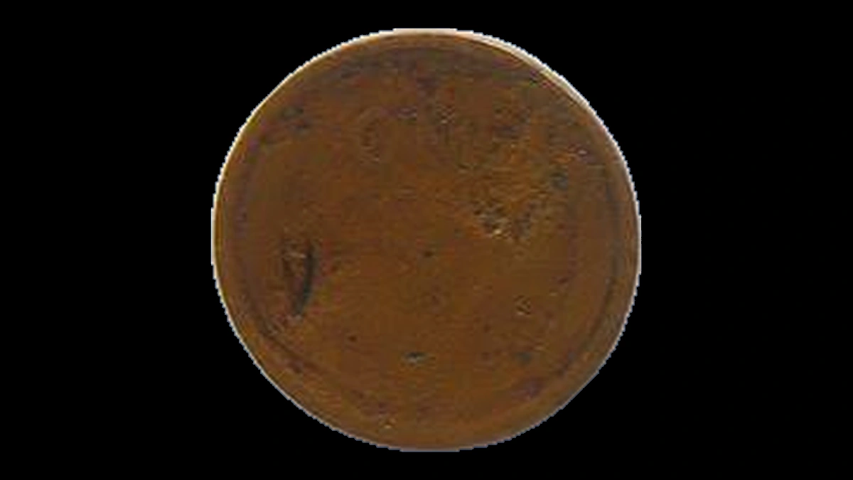 1909 Lincoln Cent (Wheat Reverse): Struck Through
