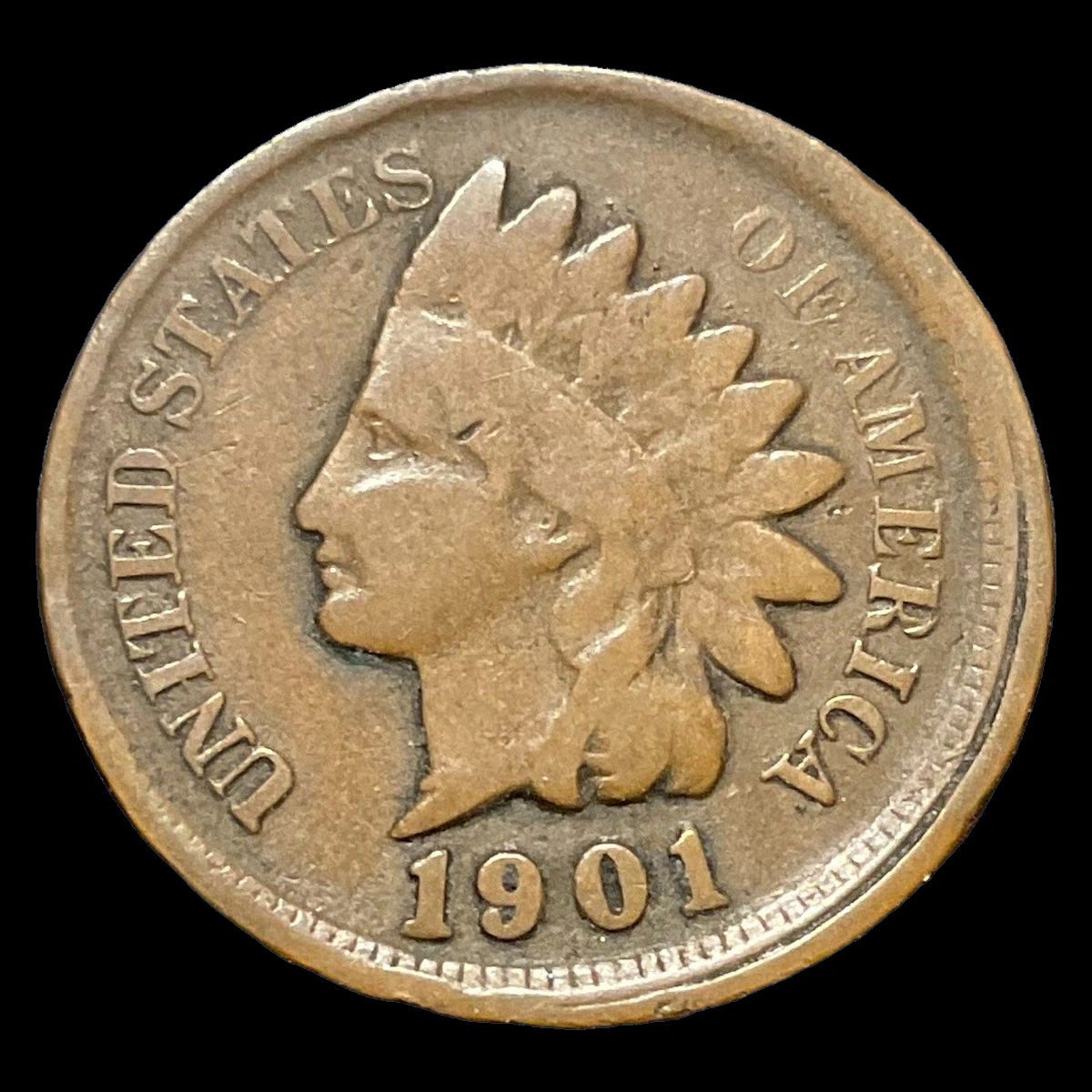 1901 Indian Head Penny: Broadstrike