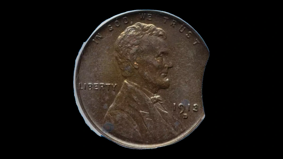 1913 Wheat Penny: Clipped Planchet