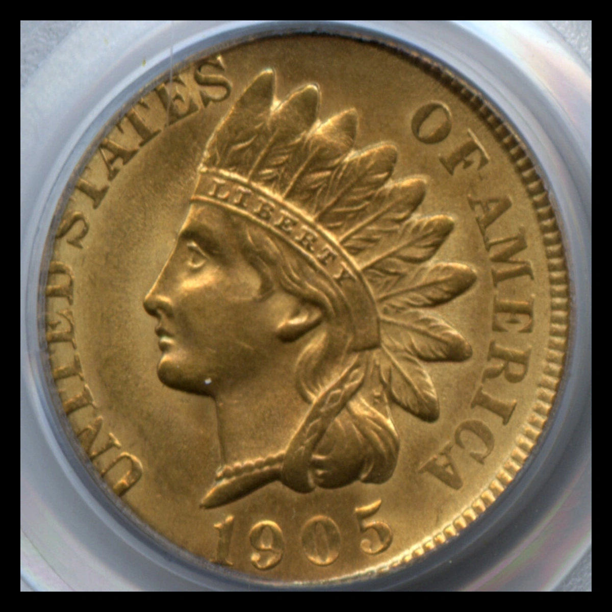 1905 Indian Head Penny: Wrong Planchet / Off-Metal Strike