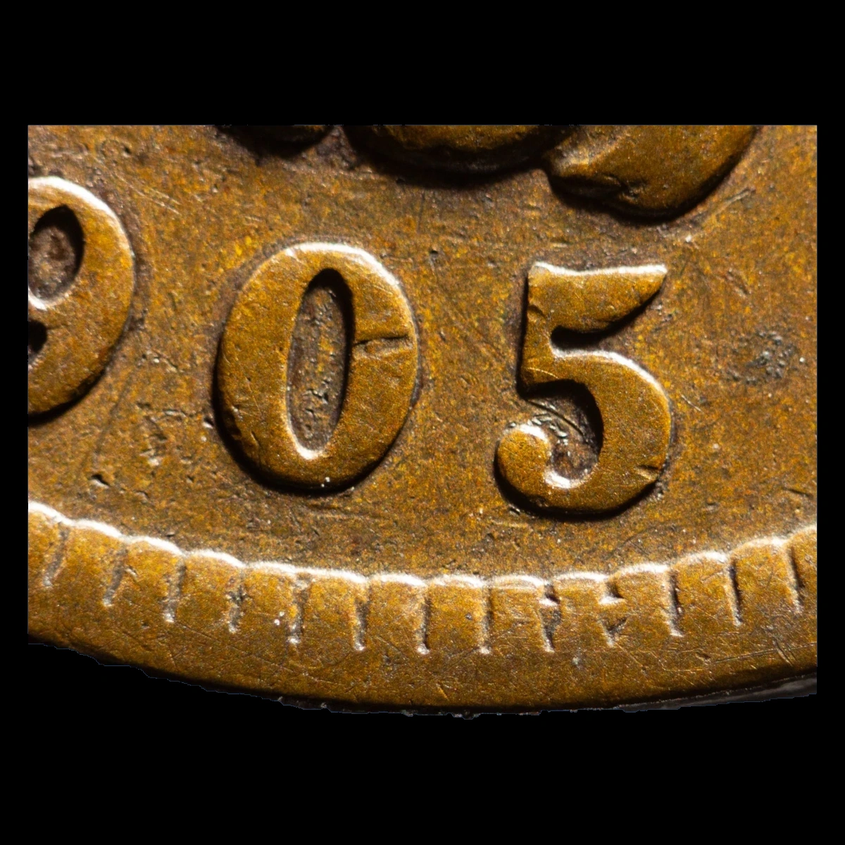 1905 Indian Head Penny: Misplaced Date