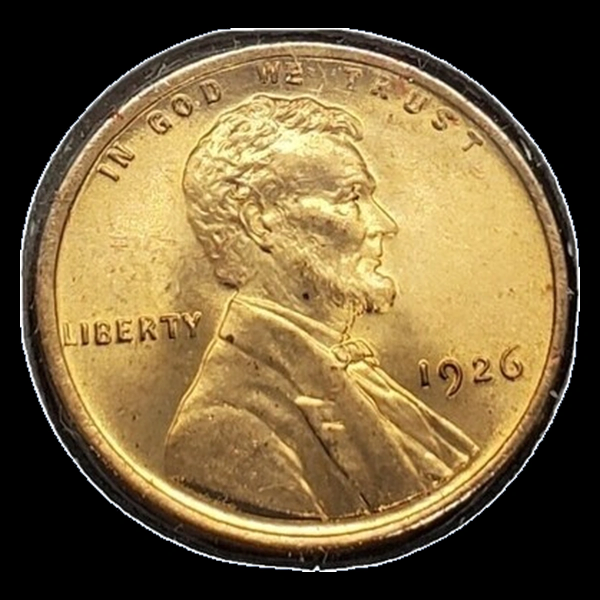 1926 Wheat Penny: Off-Center Strike