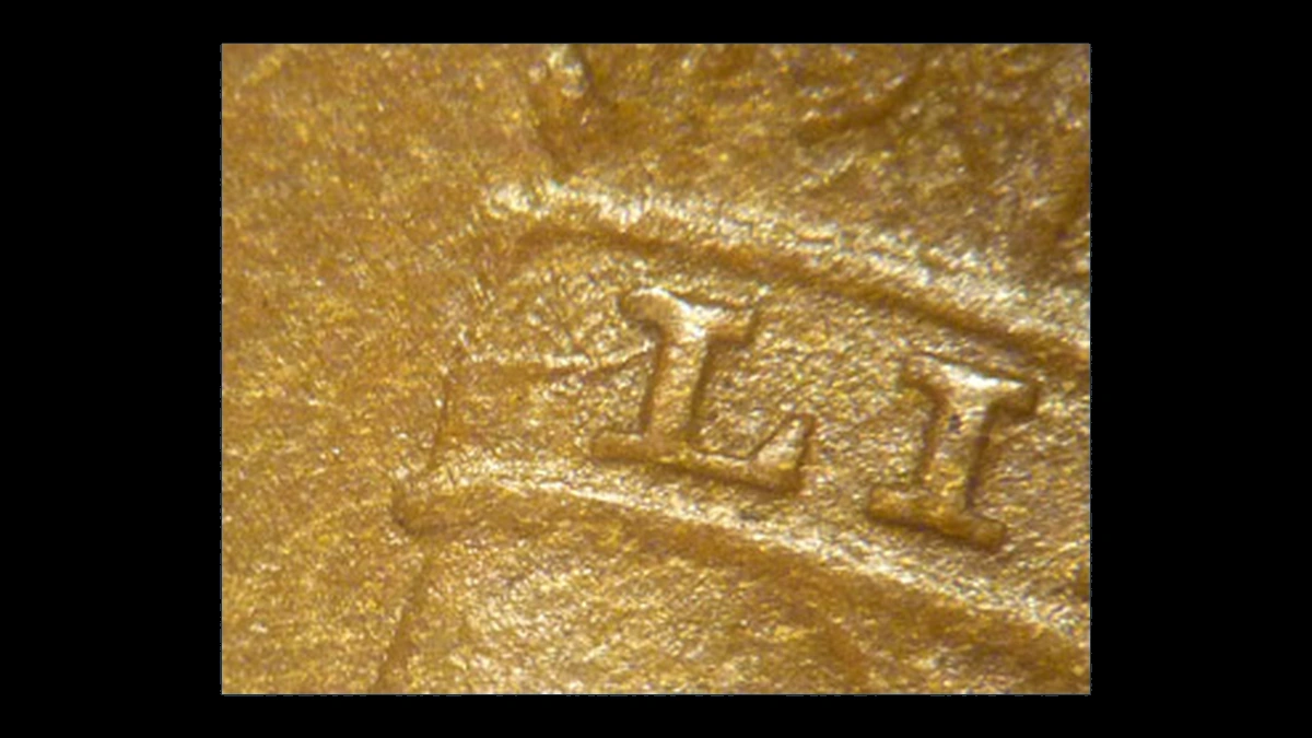 1872 Indian Cent: Hub Damage