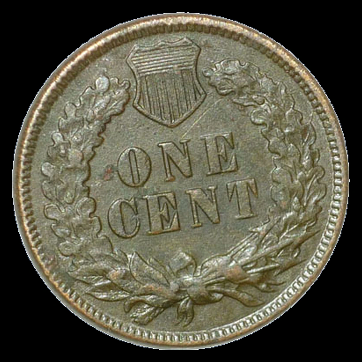 1876 Indian Cent: Rotated Dies