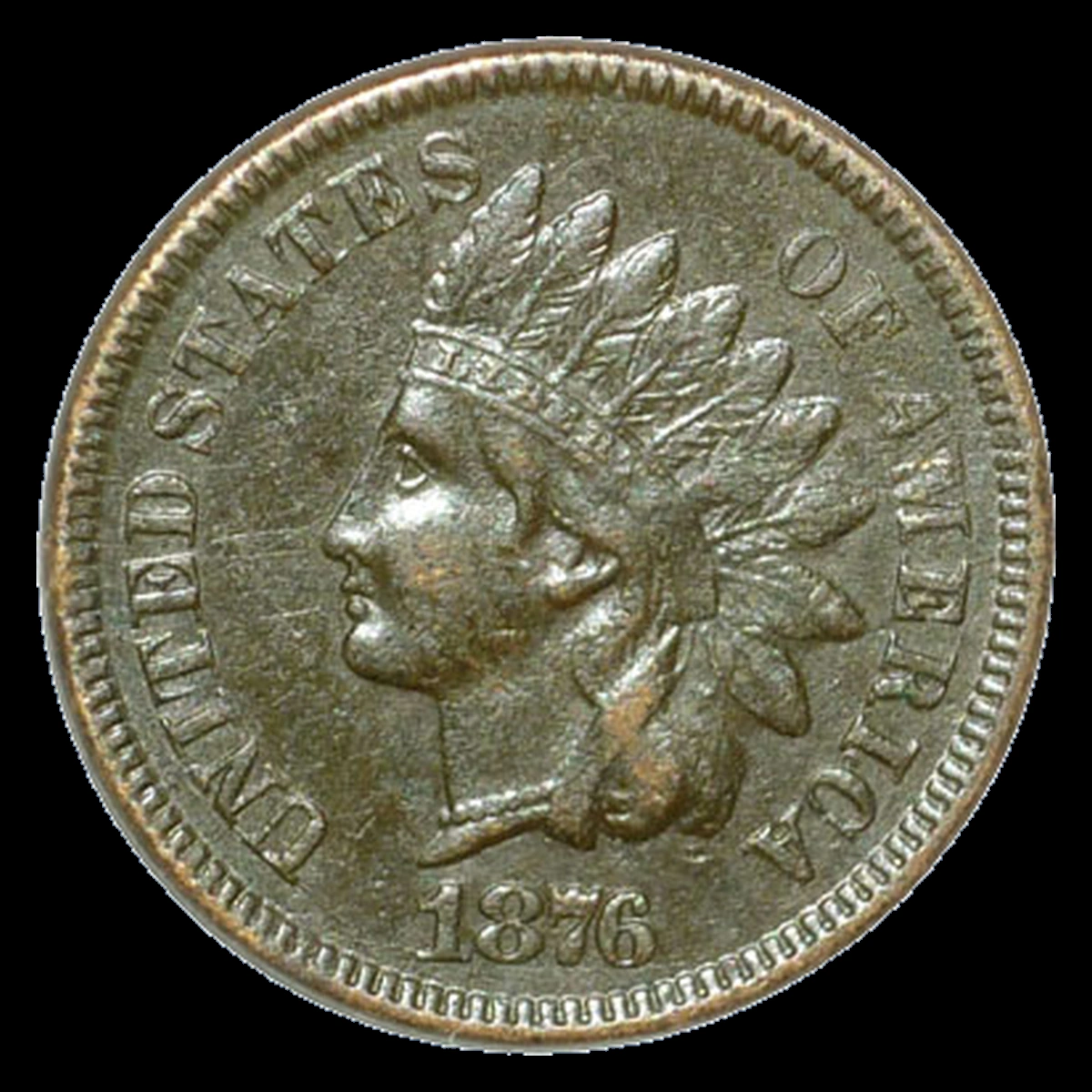 1876 Indian Cent: Die Clash