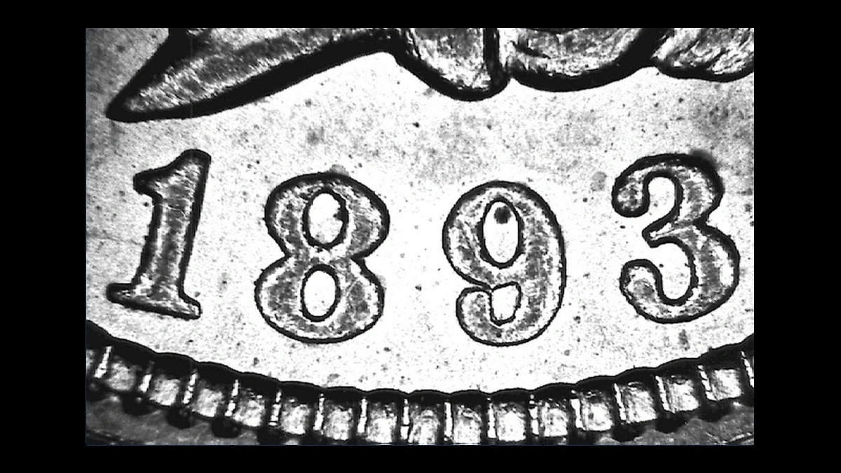 1893 Indian Head Penny: Misplaced Date