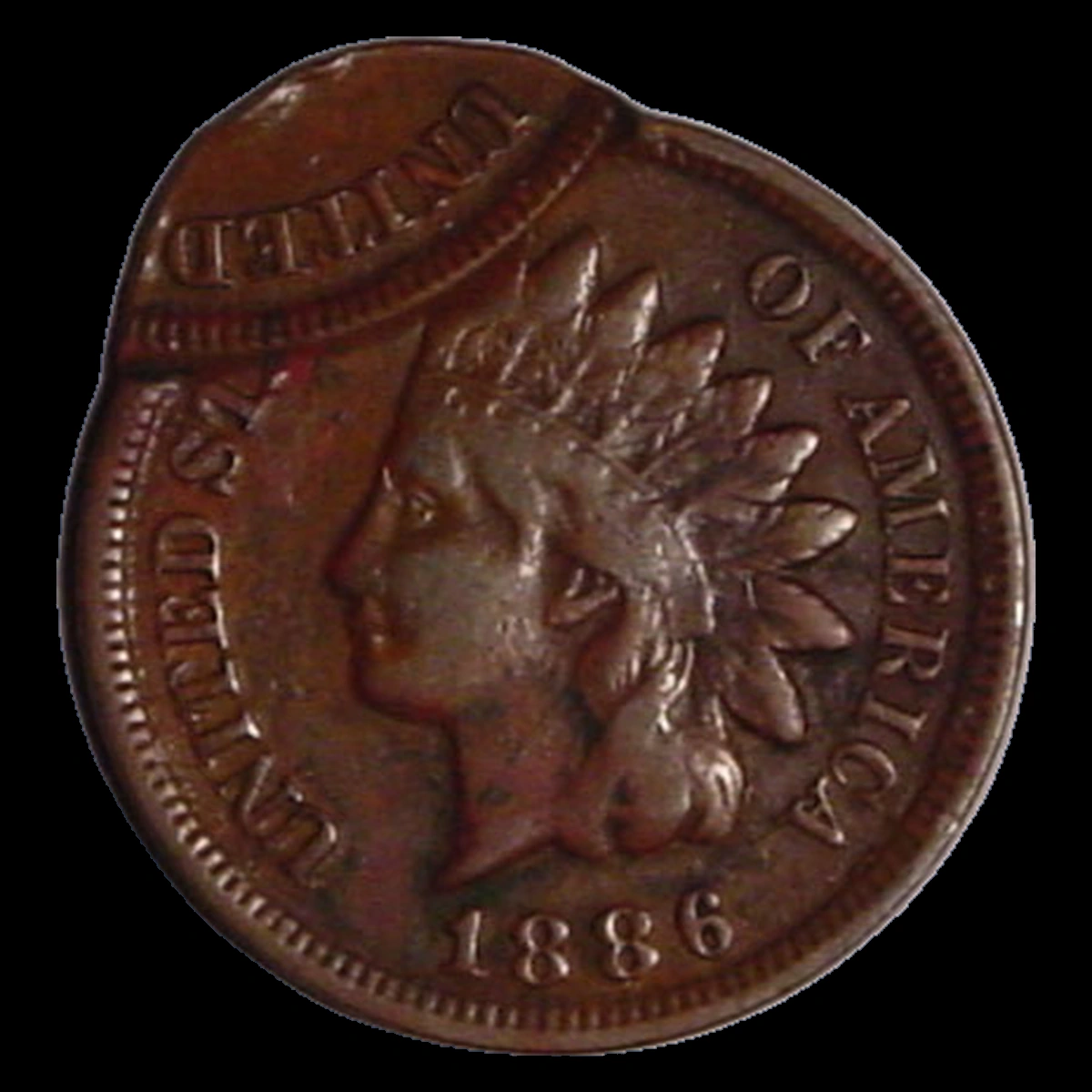 1886 Indian Cent: Multiple Strike