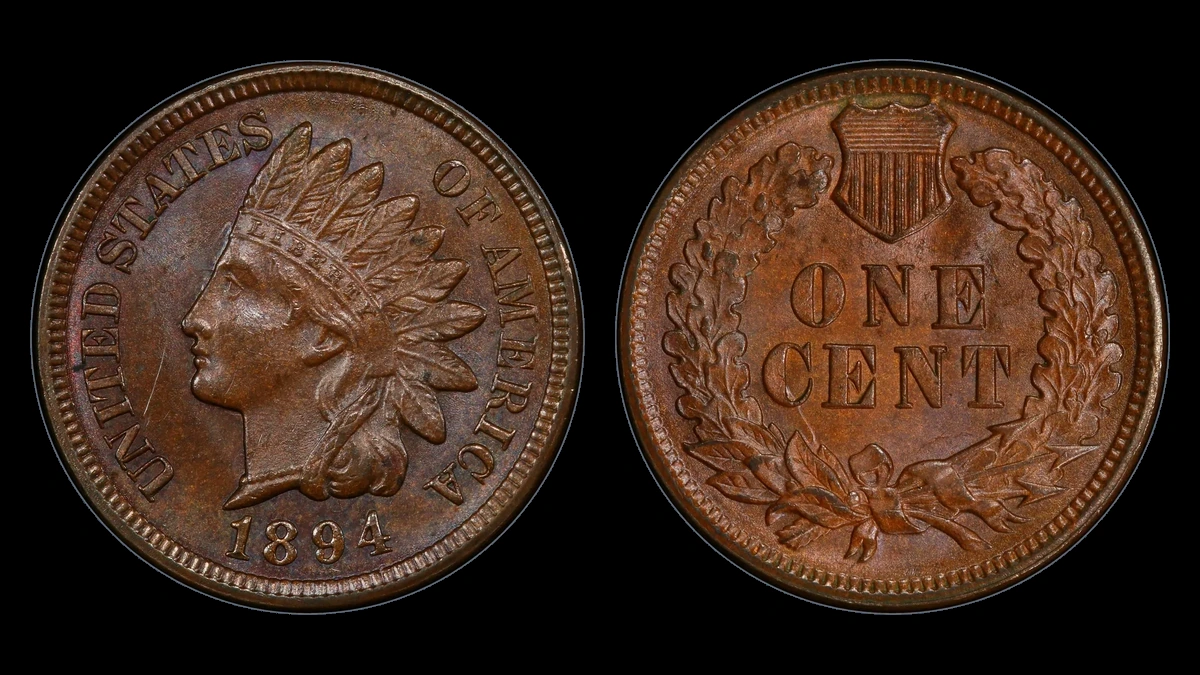 1894 Indian Head Penny: Misplaced Date