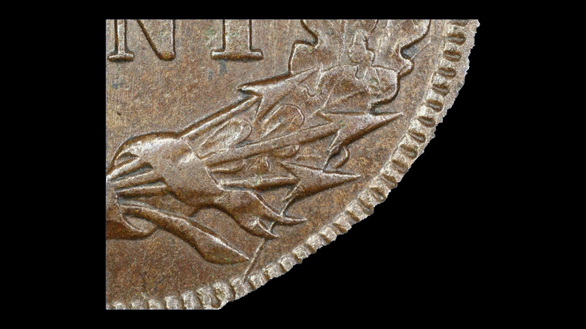 1894 Indian Head Penny: Die Crack