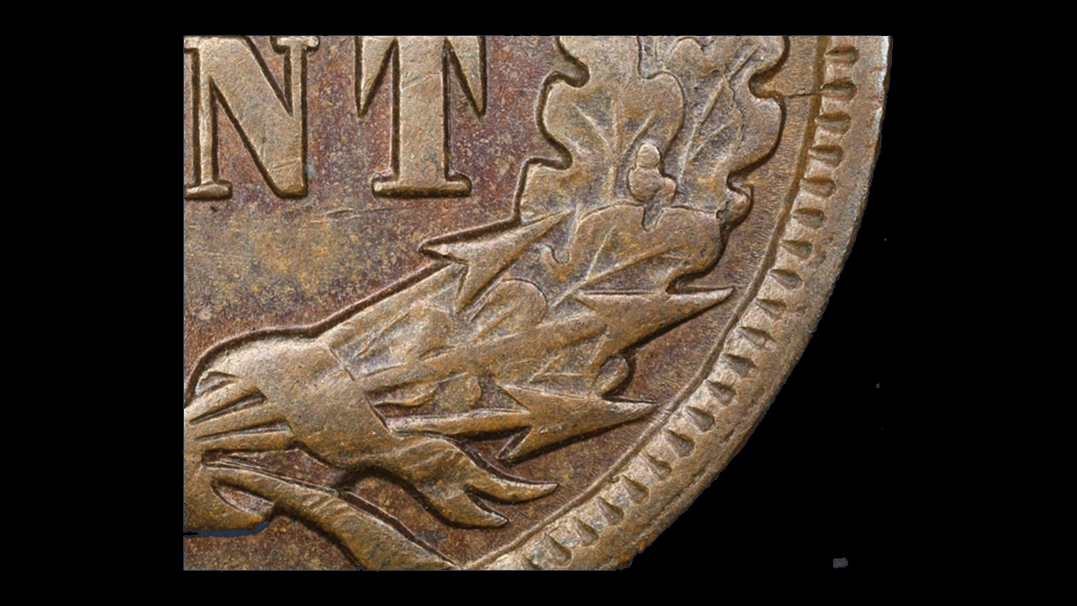 1881 Indian Head Penny: Die Crack