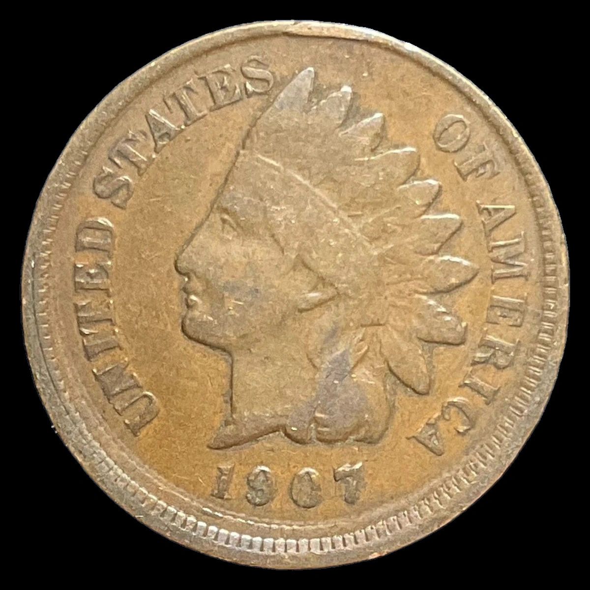 1907 Indian Cent: Multiple Strike