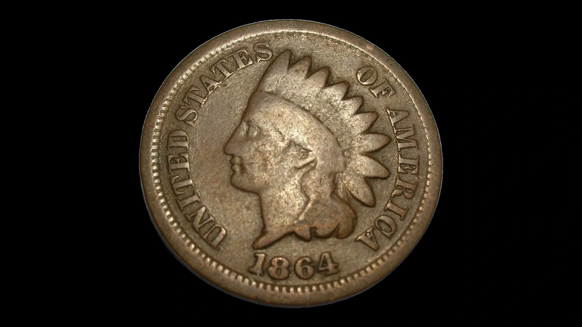 1864 Indian Head Penny: Rotated Dies