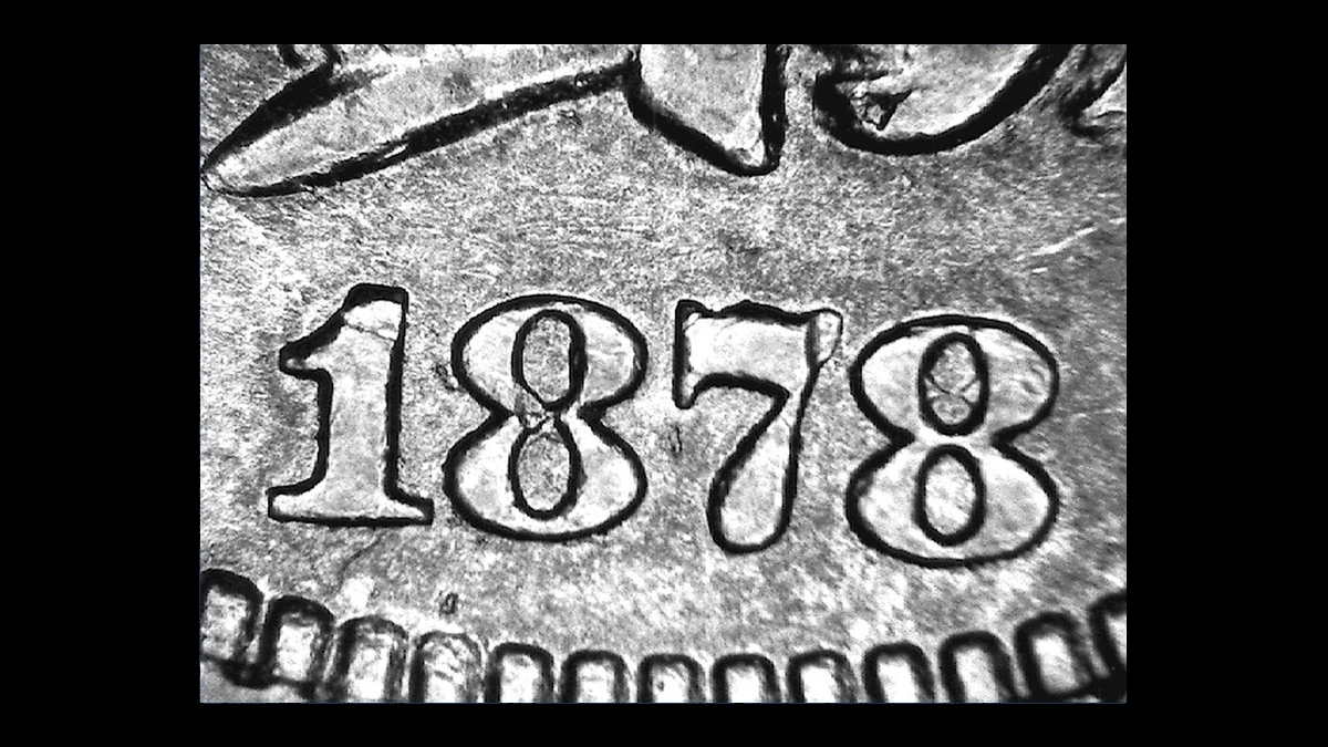 1878 Indian Head Penny: Repunched Date