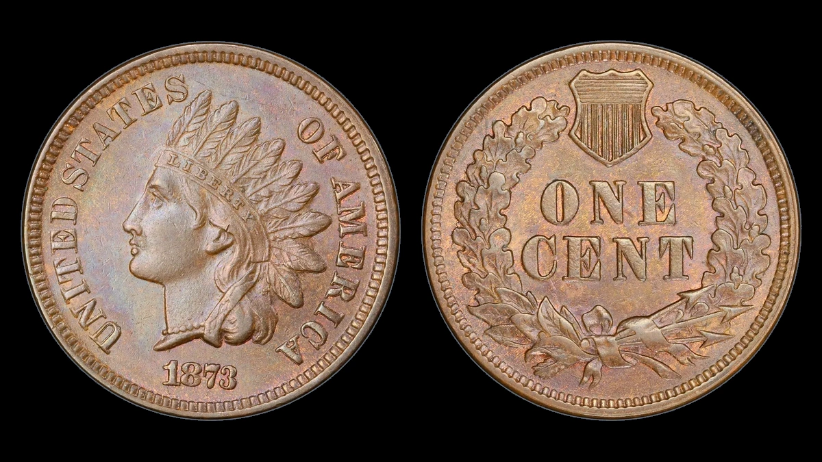 1873 Indian Head Penny: Misplaced Date