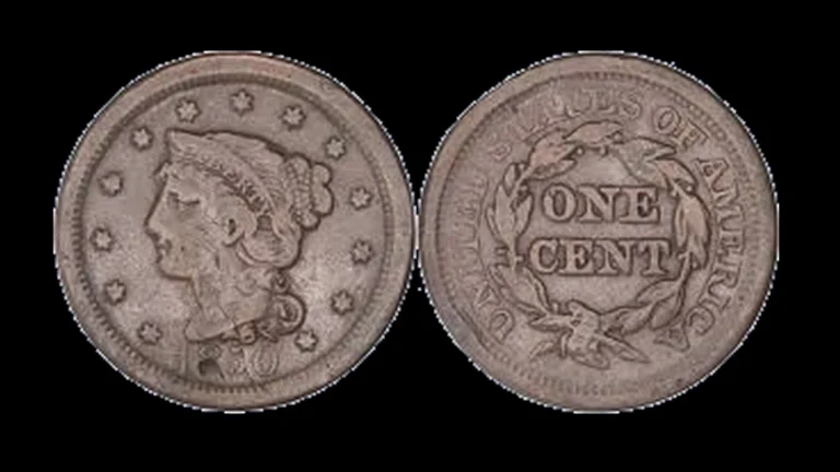 1850 Penny Errors — error coin photographs