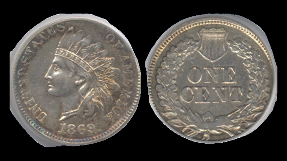 1869 Indian Cent: Wrong Planchet