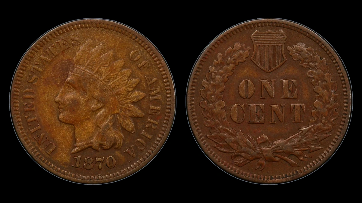 1870 Indian Head Penny: Misplaced Date