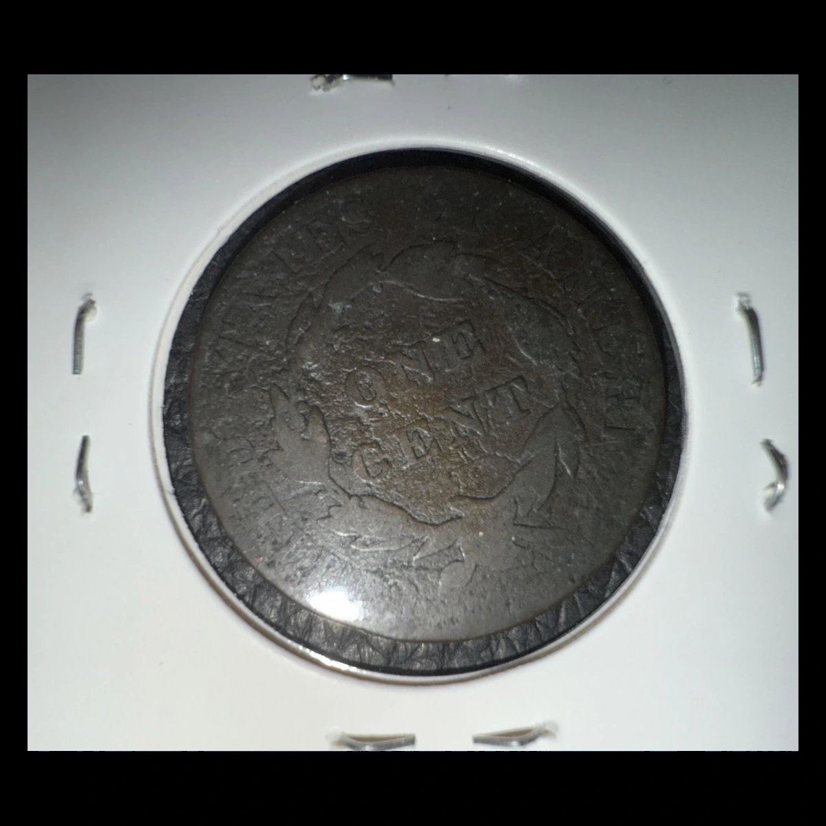 1823 Coronet Head Cent: Rotated Dies