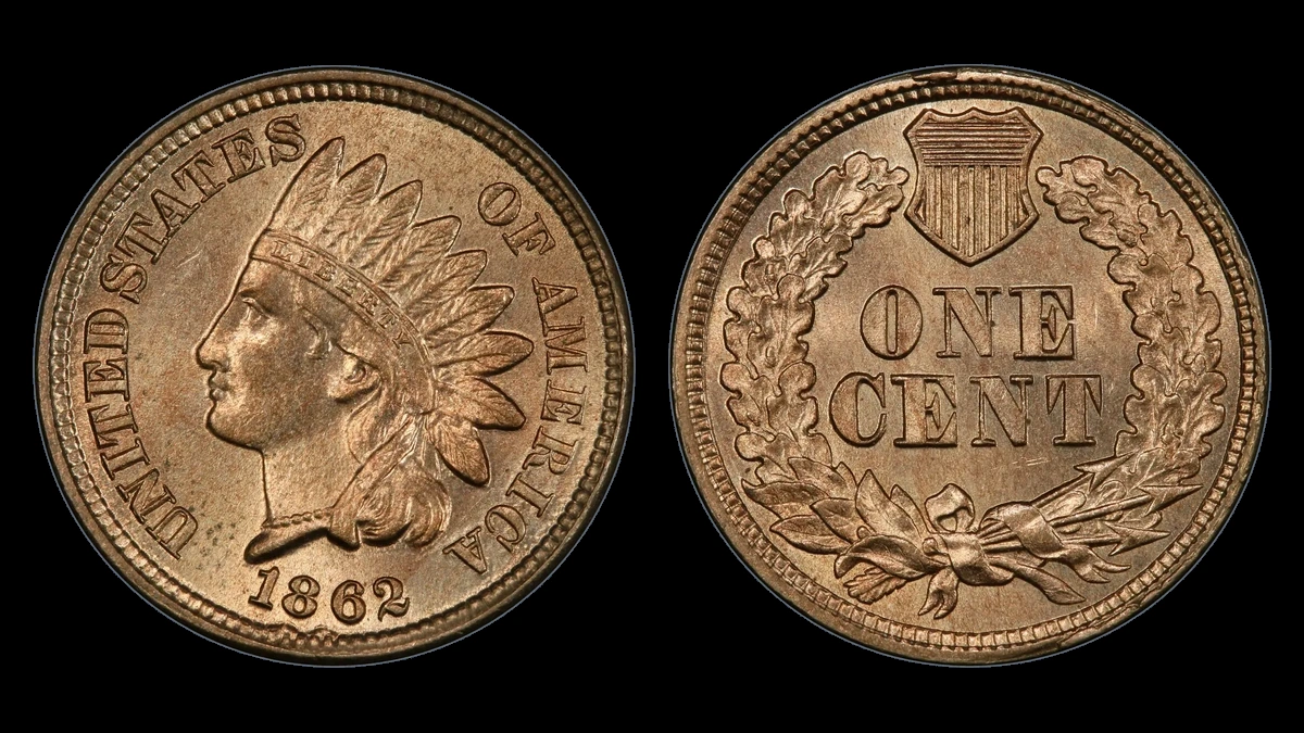 1862 Indian Head Penny: Misplaced Date