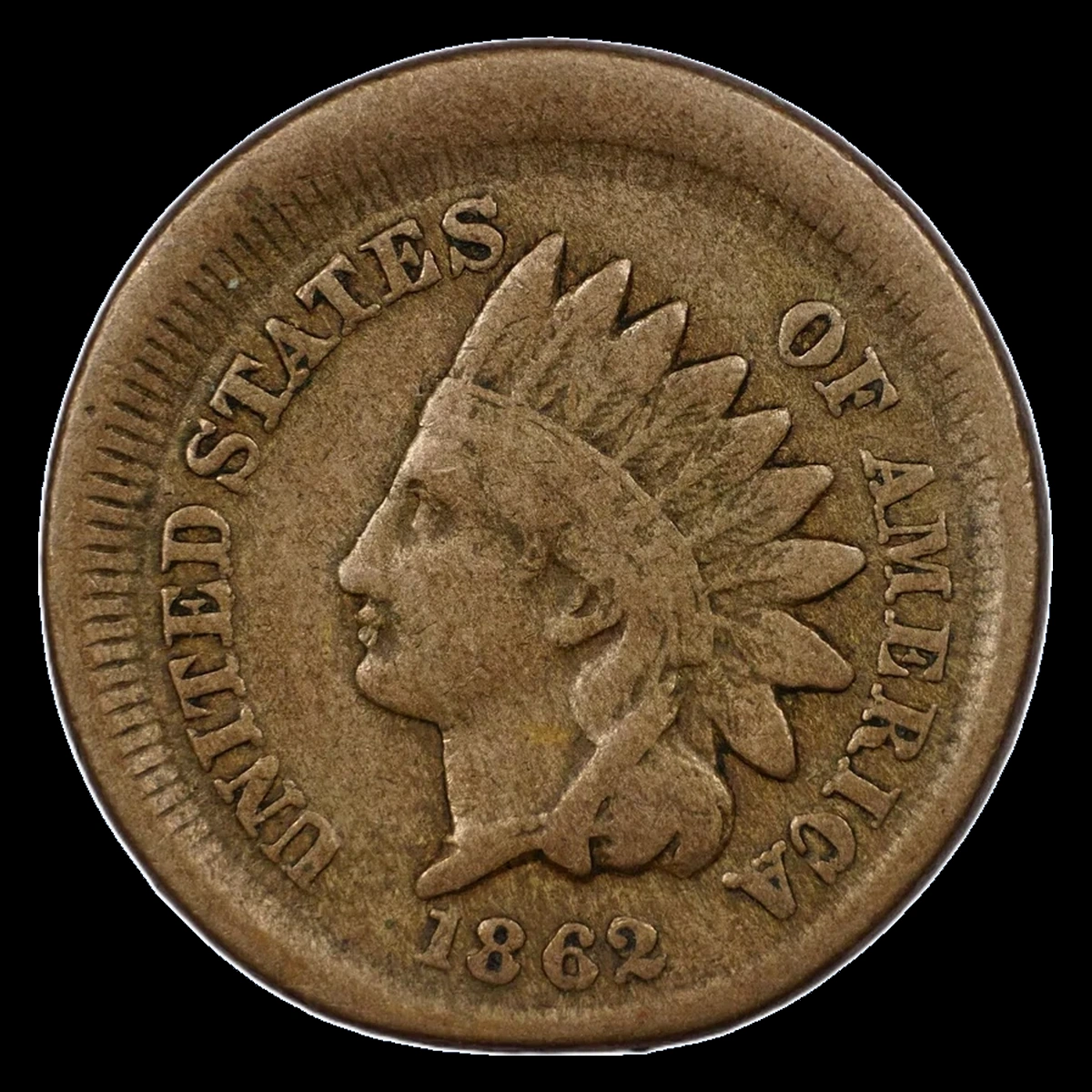 1862 Indian Cent: Broadstrike