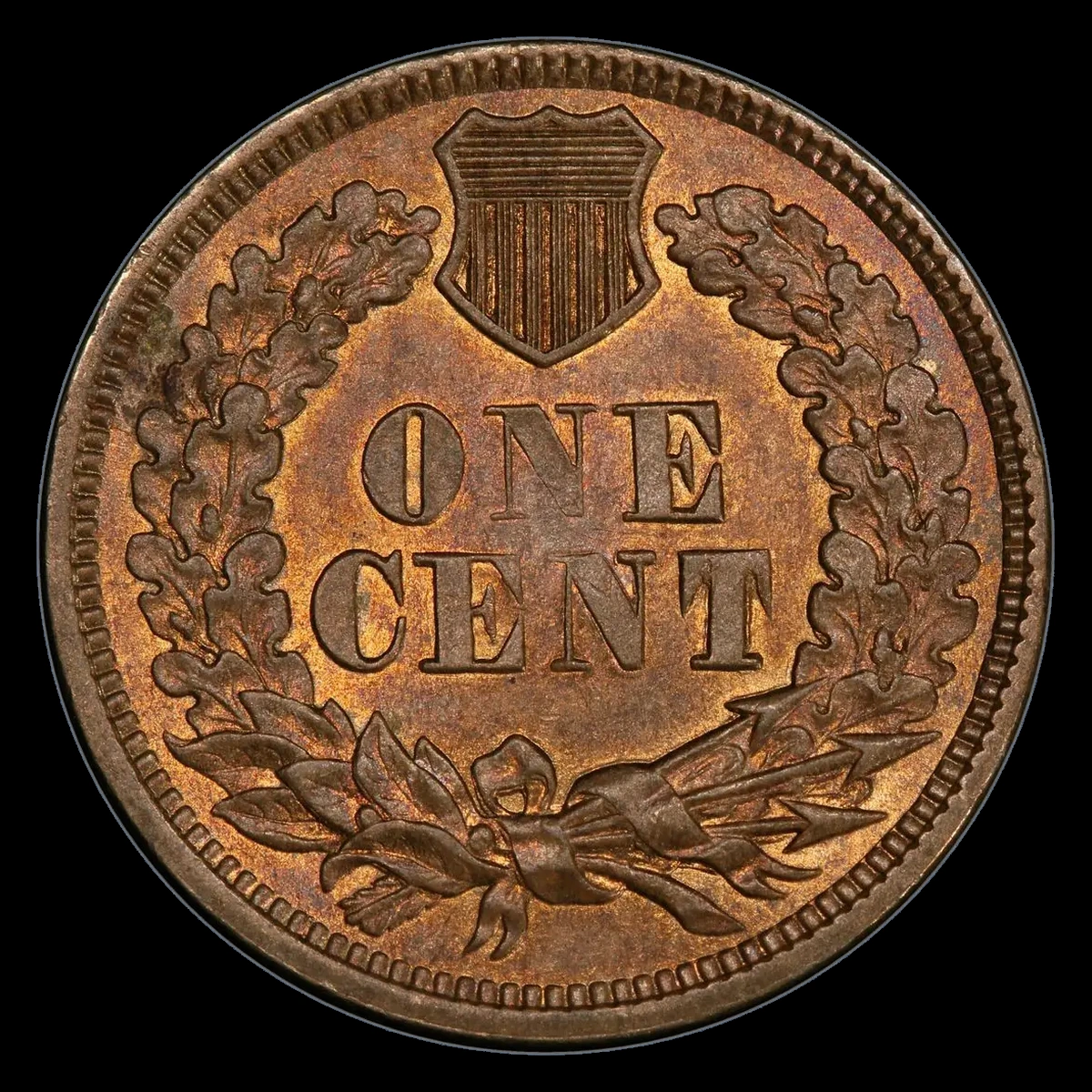 1862 Indian Head Penny: Doubled Die Reverse