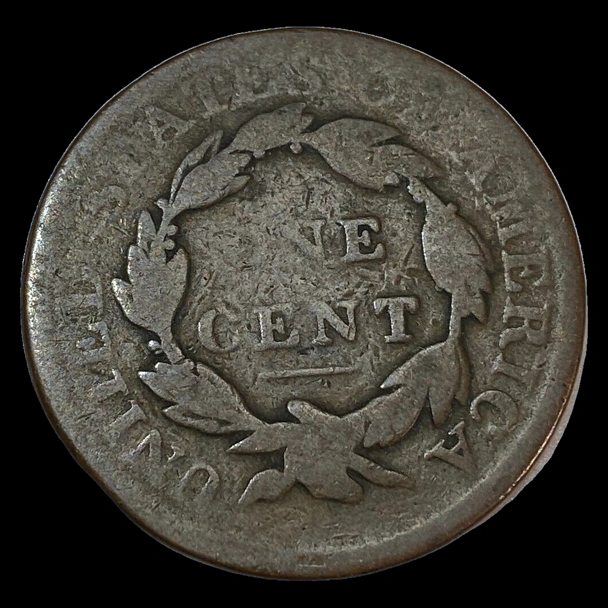 1819 Coronet Head Cent: Rotated Dies