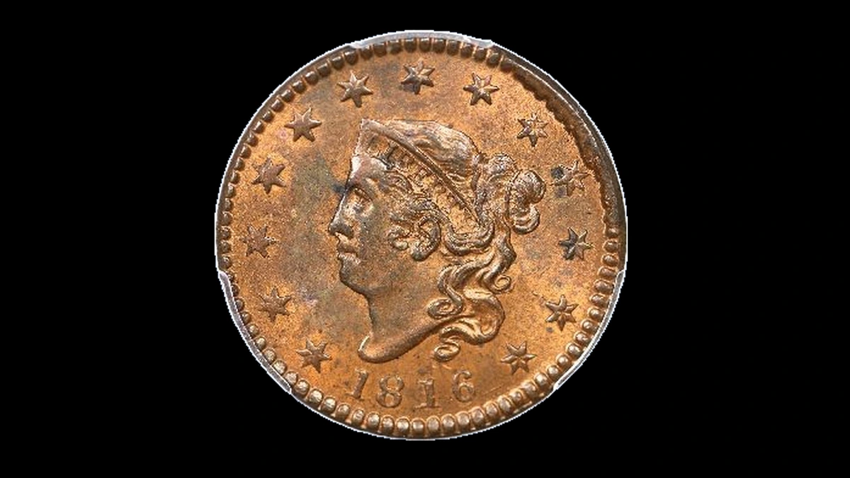 1816 Penny Errors — error coin photographs