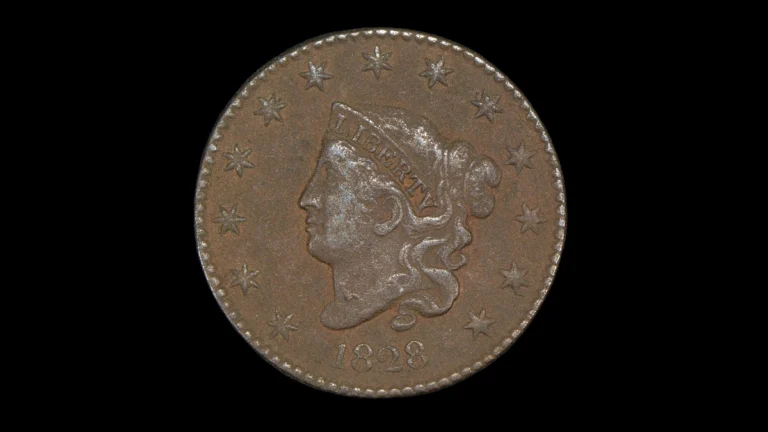 1828 Penny Errors — error coin photographs