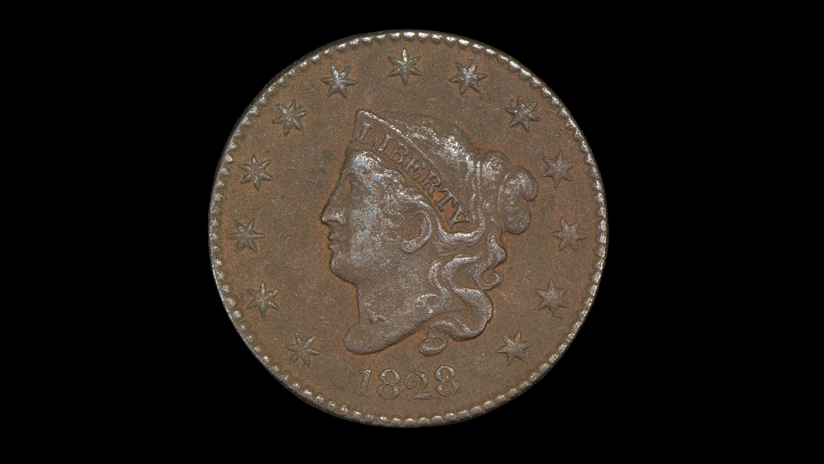 1828 Penny Errors — error coin photographs
