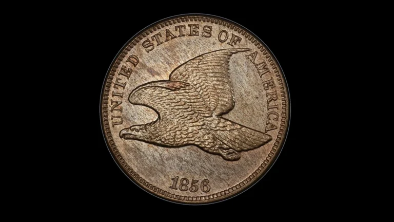 1856 Flying Eagle Penny Errors — error coin photographs