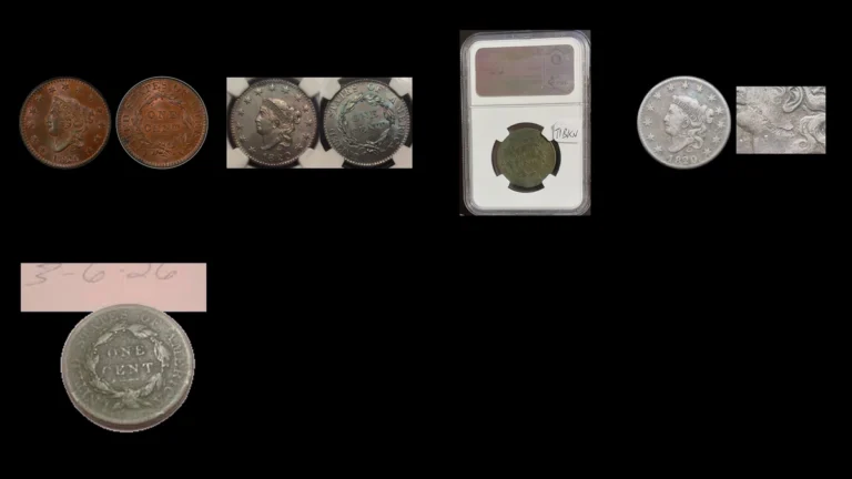 1820 Penny Errors — error coin photographs