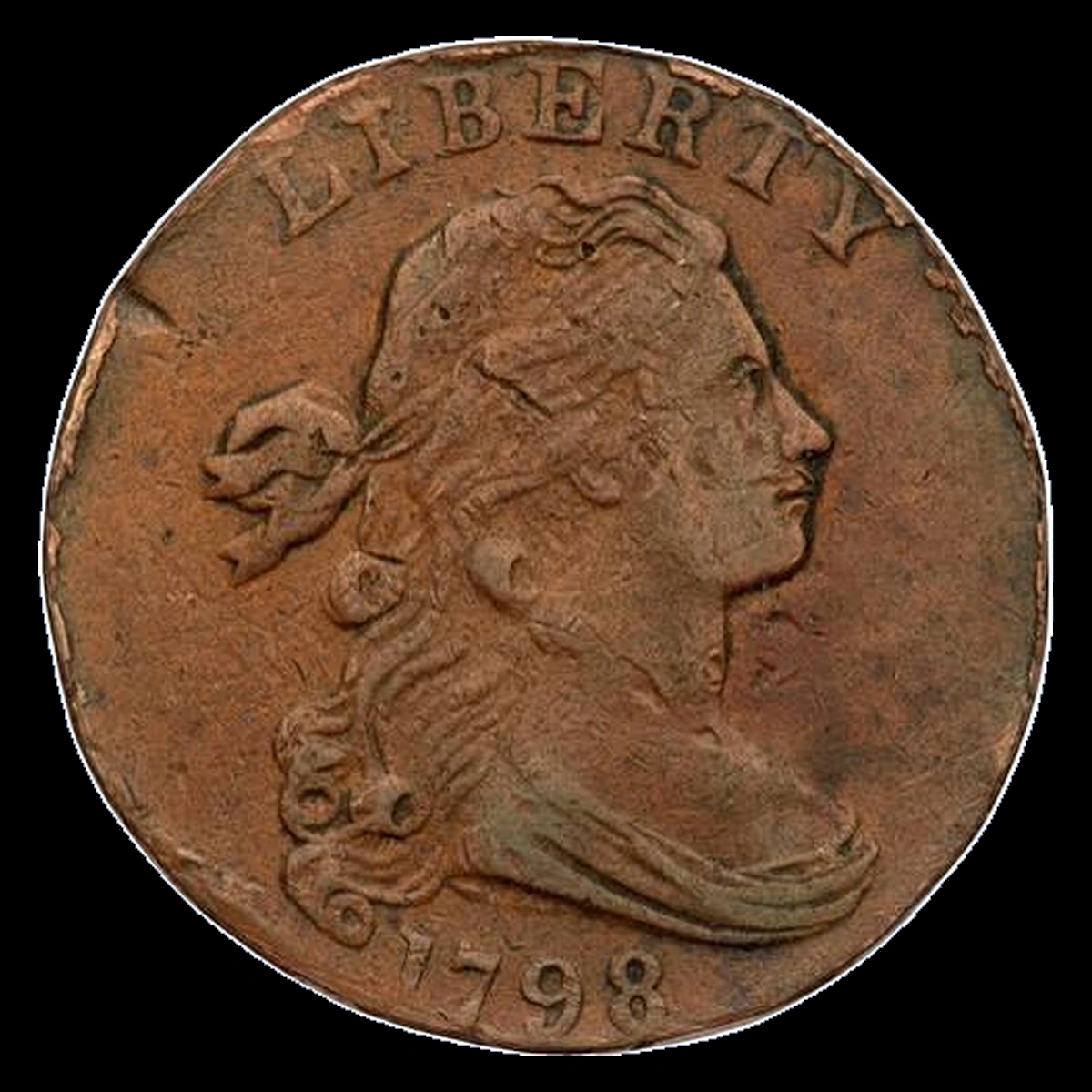 1798 Draped Bust Cent: Rotated Dies